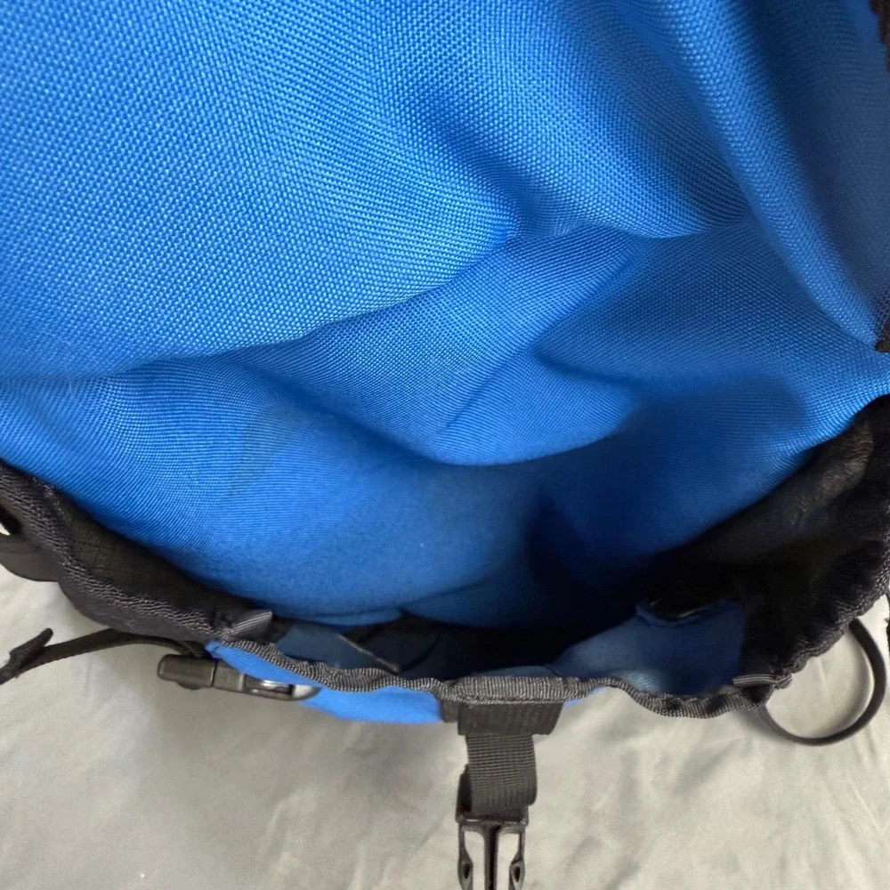 Vintage Dakine Vertex Backpack Blue Yellow Technical Hiking Snowboard Bag